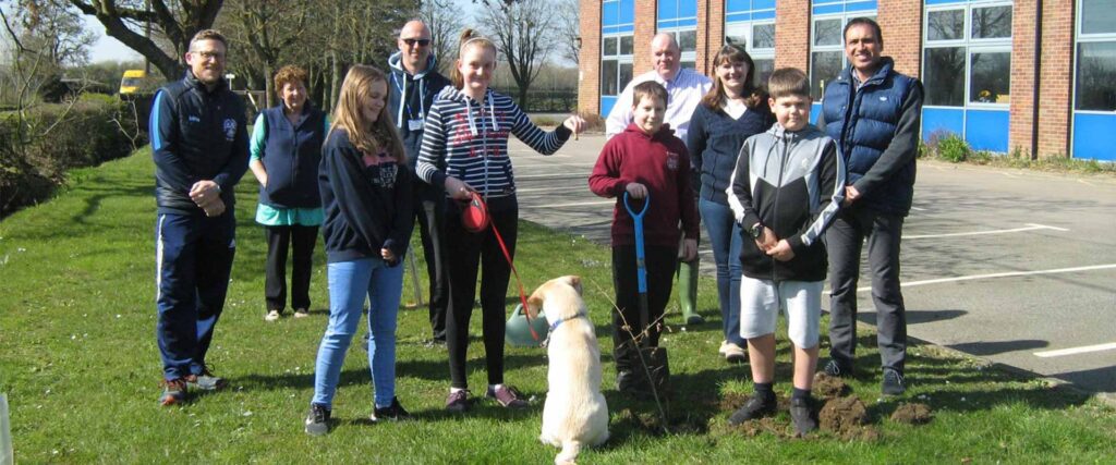 Tree Planting marking the 40th anniversary of Thomas Mills High School