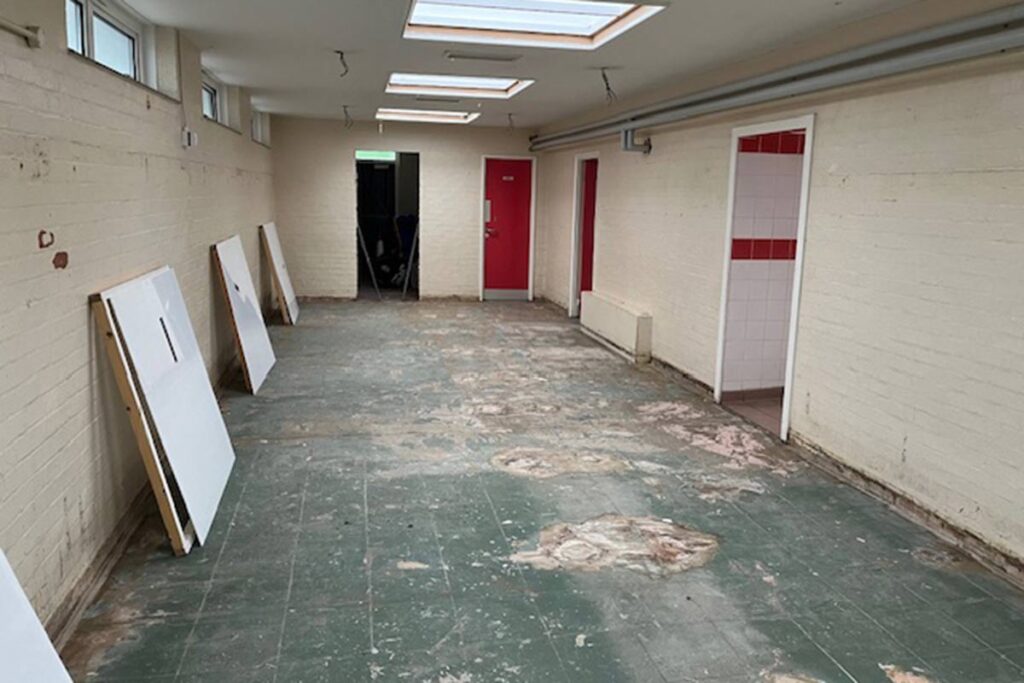 TMHS Changing Rooms refurbishment